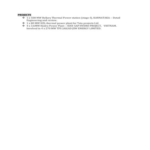 PROJECTS - TCE | DOCX
