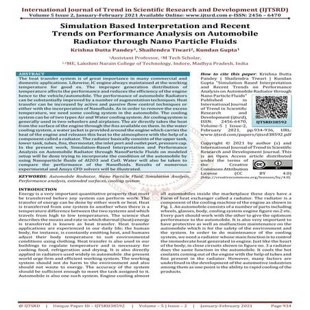 Simulation Based Interpretation and Recent Trends on Performance Analysis on ...