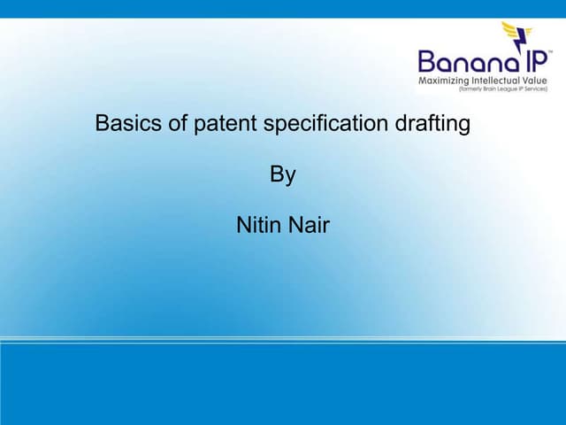 Patent Drafting