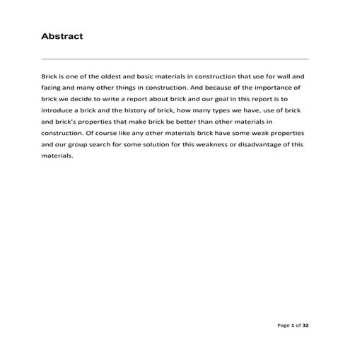 Brick (building material) full information