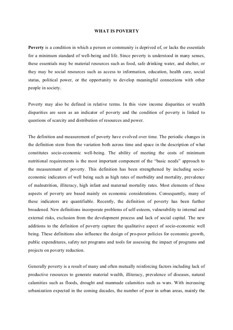 Essay on poverty pdf picture