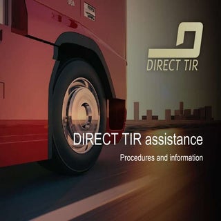 DIRECT TIR ASSISTANCE - INFORMATION
