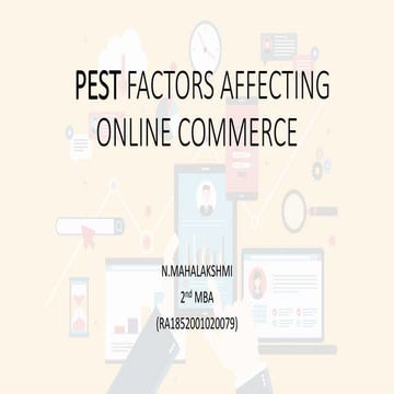 PEST Factors affecting E-commerce