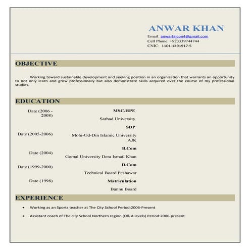 Angel CV | DOCX