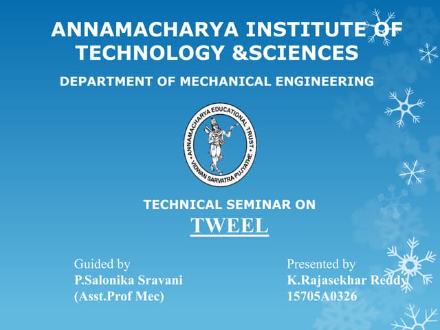 Tweel (Airless Tyres)