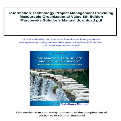 Information Technology Project Management Providing Measurable Organizational...