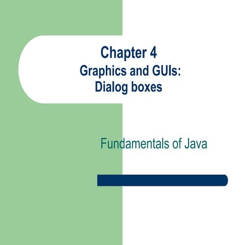 Fundamentals of Java | PPT