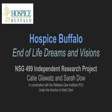 End Of Life Dreams and Visions Project