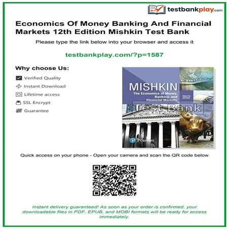 Test Bank for Bank Management and Financial Services 9th Edition by ...