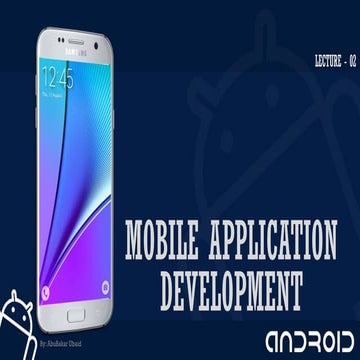 MOBILE APPLICATION DEVELOPMENT