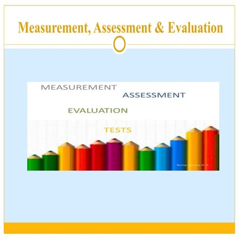 introduction to test measure and evaluation | PPTX
