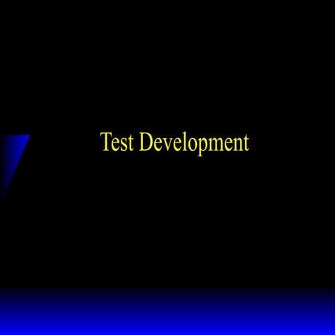 test-development  presentations to download
