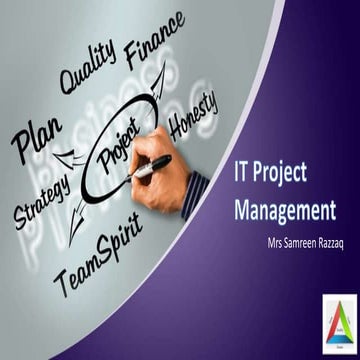 What is IT Project Management 