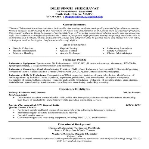RyanSingh - CV1 | DOC