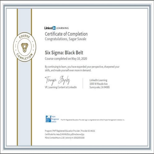 LinkedIn Certificate 