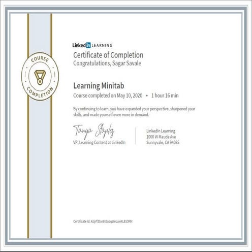 LinkedIn Certificate 