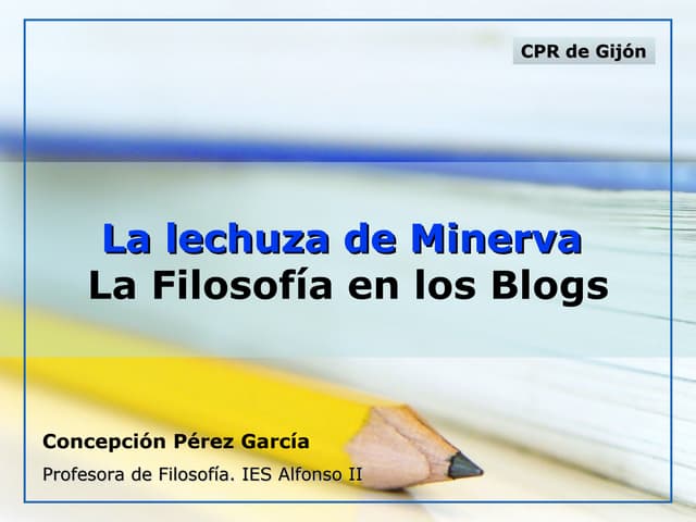 LA LECHUZA DE MINERVA
