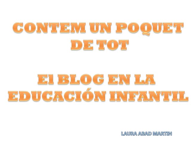 CONTEM UN POQUET DE TOT