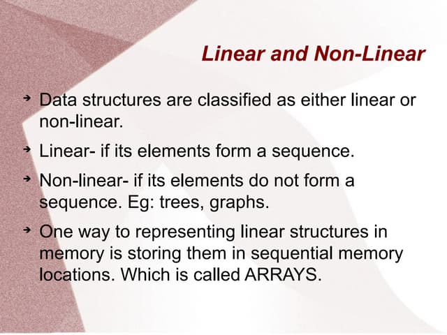 arrays