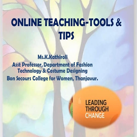 Online teaching Tools & Tips