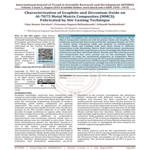 A Study on Mechanical Properties of Aluminum, Rice Husk and Silicon ...