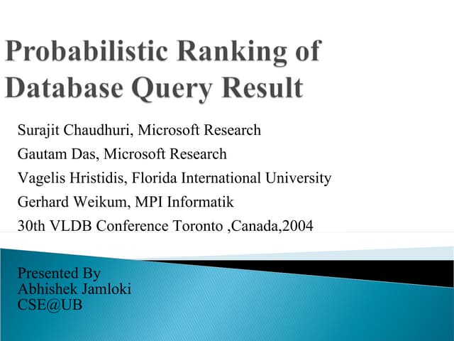 IR-ranking