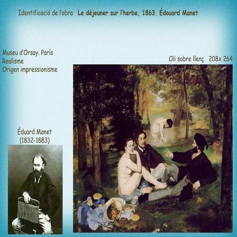 15a   e. manet. dejeuner sur l'herbe