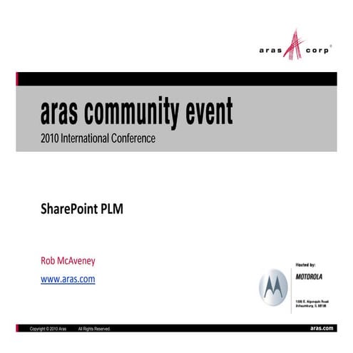 15 Ace 2010 Share Point Plm