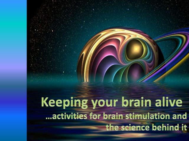 15 activites to keep brain fit
