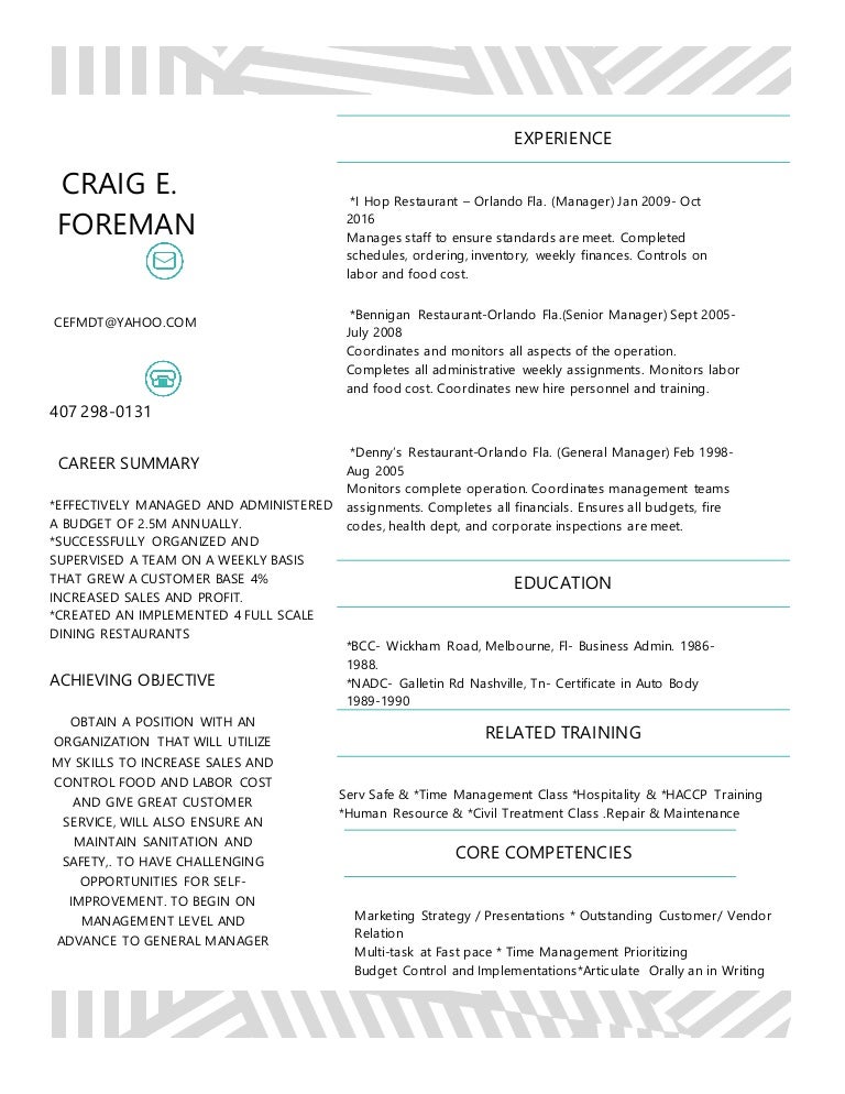 Craigs Resume2