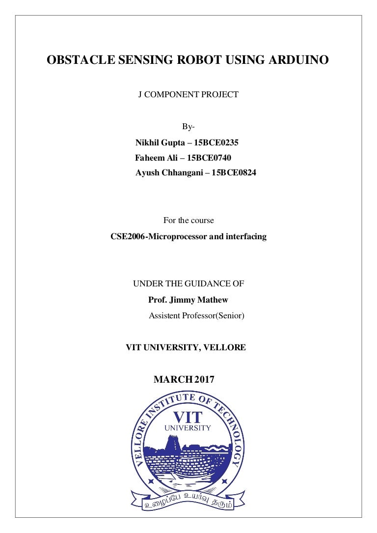 obstacle detection using arduino