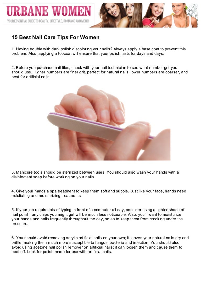 15 Best Nail Care Tips For Women