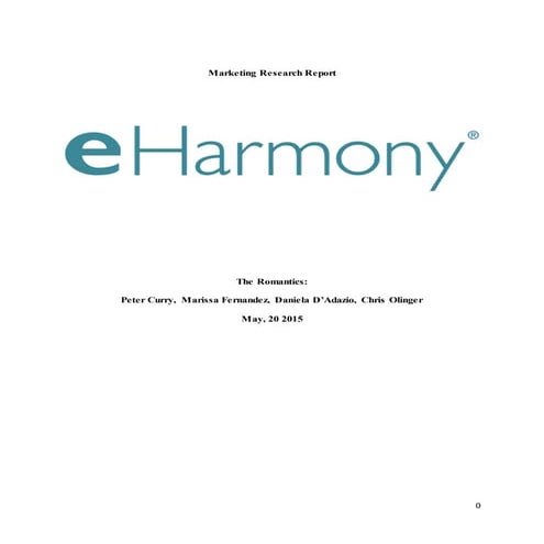 MKTG Research eHarmony Final