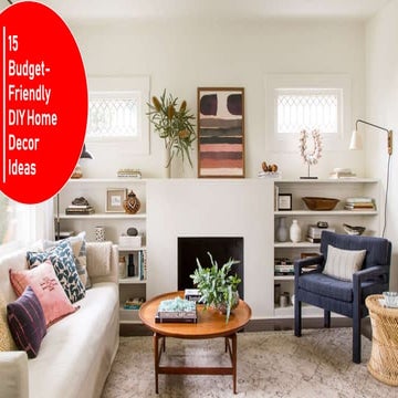 Image showcasing 15 Budget-Friendly DIY Home Decor Ideas.pptx