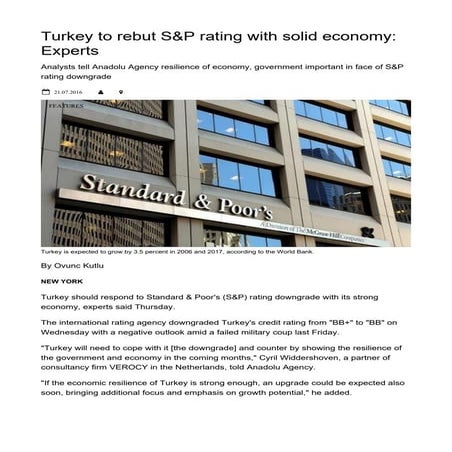Turkey Moody's downgrade statements