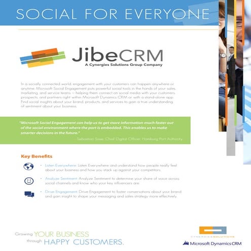 Jibe-CRM Social For Everyone