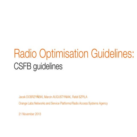 Introduction and scope of the document LTE/EPC