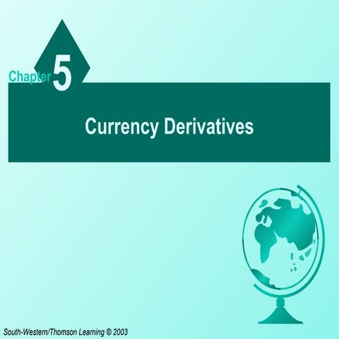 15 Currency Derivatives