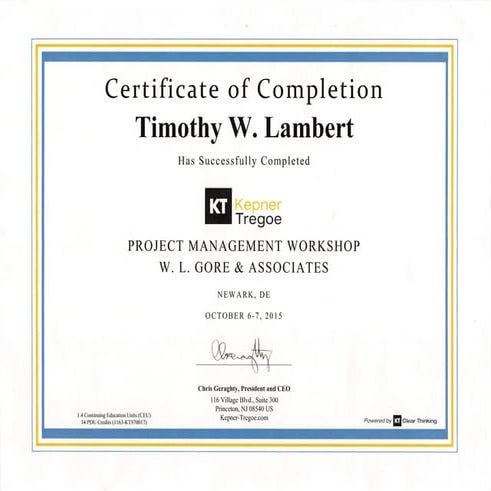 KT Project Management | PDF