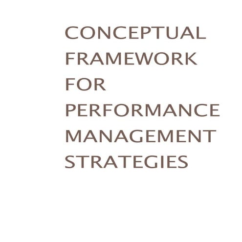 Conceptual framework for performance management strategies (2)
