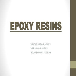 15 epoxy resins