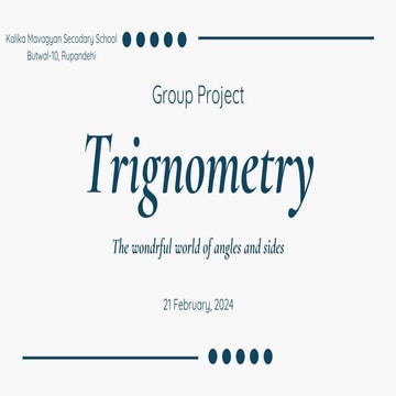 math project class 12 neb for group presentation