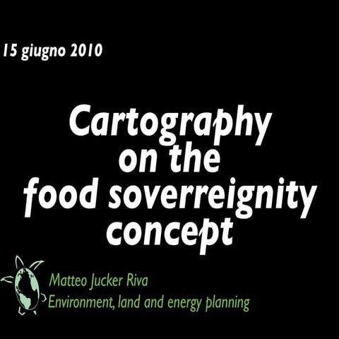 Cartography for "nurrish the world...."