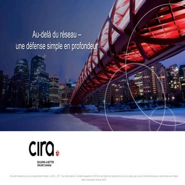 Au-delà du réseau - une défense simple en profondeur