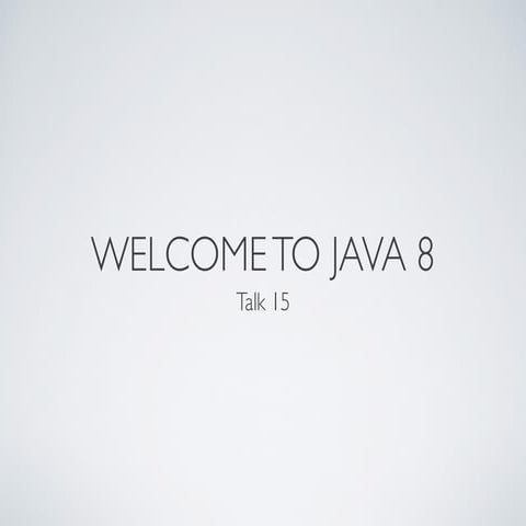 15 - Java 8