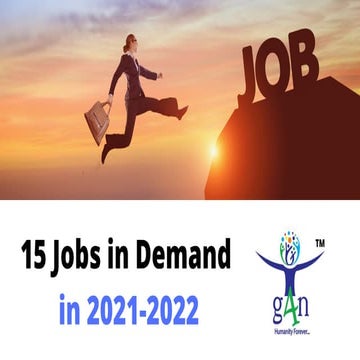 15 jobs in demand in 2021 2022