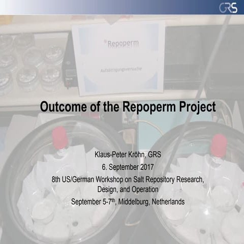 15 Outcome of the Repoperm Project