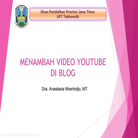 Menambah Video Youtube di Blog