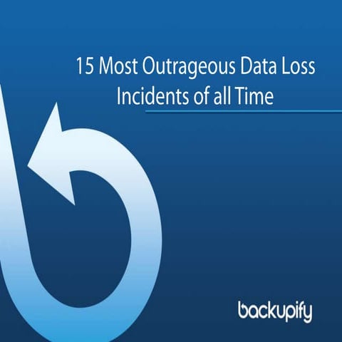 15 Most Outrageous Data Loss Incidents