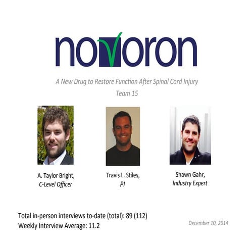 Novoron I-Corps@NIH 121014 